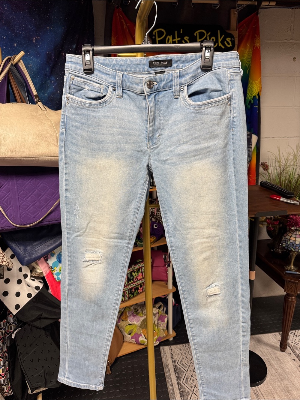 White House Black Market Light Blue Skinny Jeans